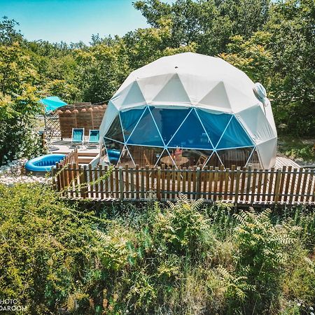Hotel Les Domes Des Gorges Ruoms Esterno foto