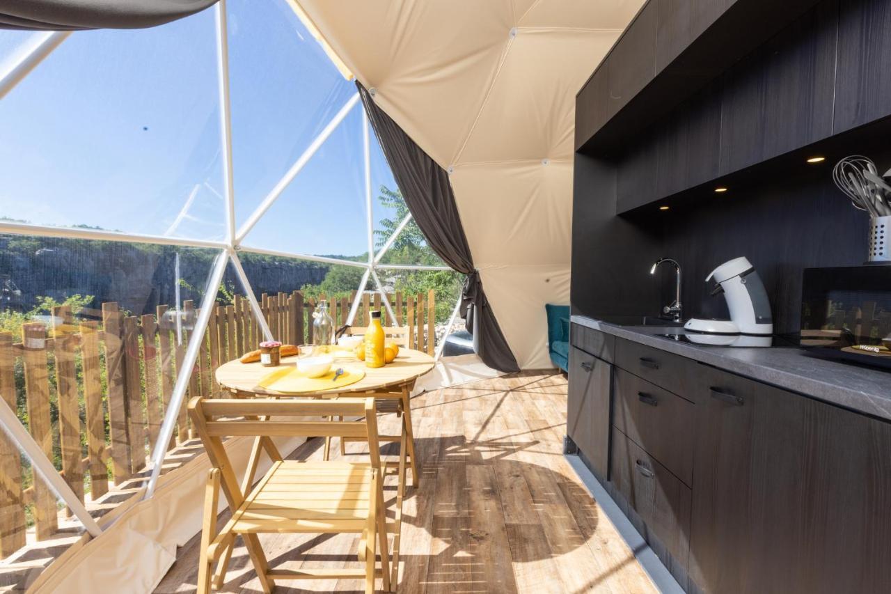 Hotel Les Domes Des Gorges Ruoms Esterno foto